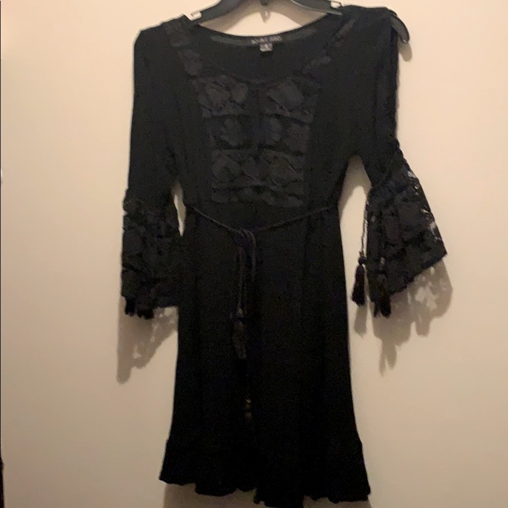 BoHo tassel short dress